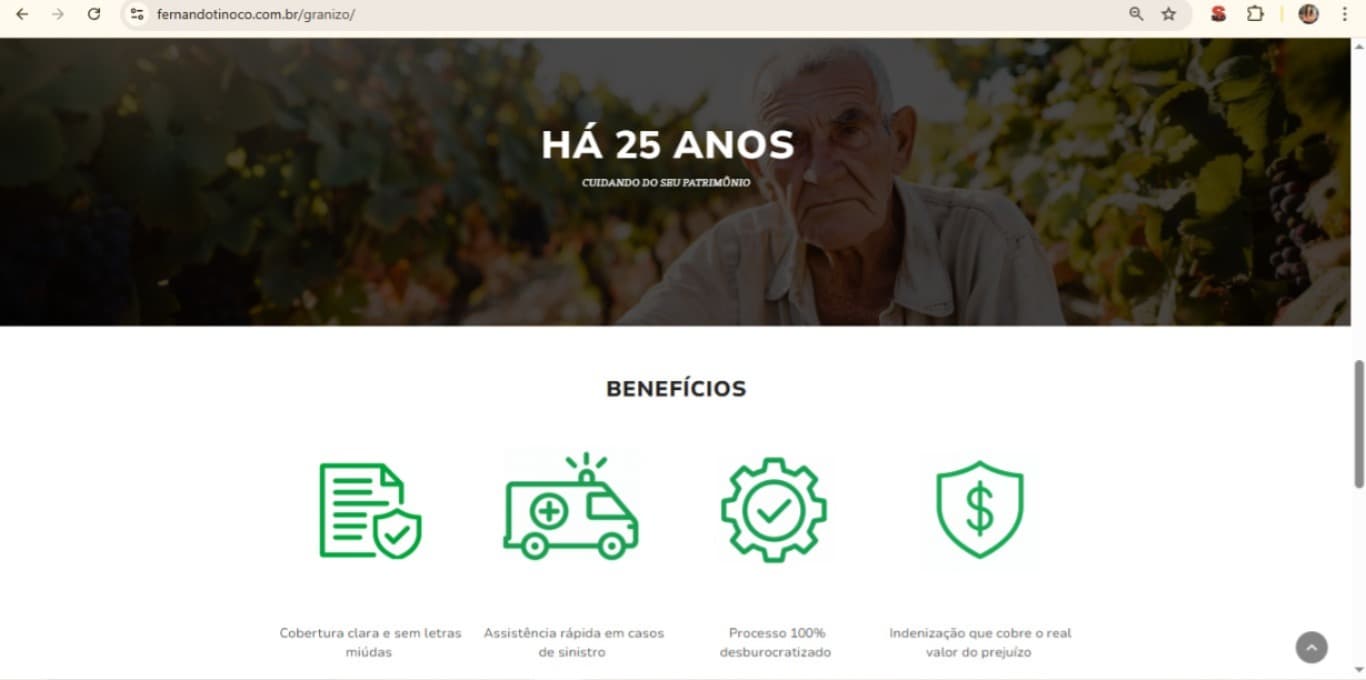 Estratégia Landing Page Fundo